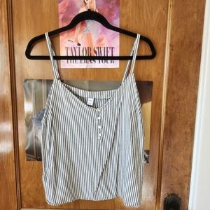 Old navy striped cropped tank top